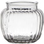 Votivglas NOLAN, längsgående ränder, transparent, 10,5cm, Ø11,5cm