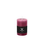 Blockljus för ljuslykta AURORA, magenta, 14cm, Ø10cm, 100 timmar - Tillverkat i Tyskland