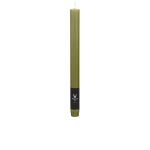 Stavljus AURORA, olivgrönt, 27cm, Ø2,2cm, 10 timmar - Tillverkat i Tyskland