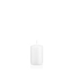 Stumpvaxljus MAEVA, vitt, 8cm, Ø5cm, 18 timmar - Tillverkat i Tyskland