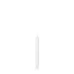 Ljus CHARLOTTE, vitdoppad, 18,5cm, Ø2,1cm, 6,5h - Tillverkad i Tyskland