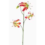 Konstgjord gloriosa TIANA, cerise-gul, 85cm, Ø9-10cm