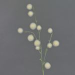 Konstgjord ballong-euforbia EMRAH, krämfärgad, 80cm, Ø3-4,5cm