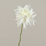 Konstgjord dahlia SMILA, krämfärgad, 55cm, Ø12cm