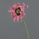 Konstgjord solros JANIKA, rosa, 60cm, Ø13cm