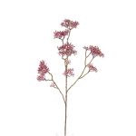 Konstgjord kornell KAROLINA med knoppar, rosa, 70cm