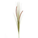 Konstgjort rävsvansgräs JILL, stickpinne, ax, grön-röd, 90cm