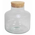Förvaringsburk DOGAN med kork, klar, transparen, 21,5cm, Ø21cm, 5,5l