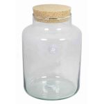 Förvaringsburk DOGAN med kork, klar, transparen, 29,5cm, Ø21cm, 8,5l