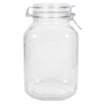 Konserveringsburk JARVEN med spännlås, klar, transparen, 24cm, Ø13cm, 3l