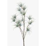 Sukkulent i plast, Tillandsia Stricta-gren MONDRIAN, grågrön, 65cm