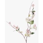 Konstgjord prydnadsgrenen CAMILLES, rosa-vit, 80cm