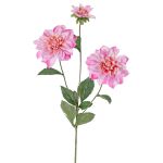 Konstgjord dahlia ANJULIKA, rosa, 75cm, Ø6-12cm