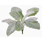 Konstgjord silversalvia MELLIE på stativ, grön-vit, 25cm
