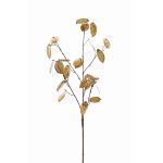 Konstgjord Lunaria-gren BAMBY, guld, 90cm