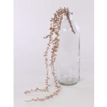 Plast-senecio-hängare SKERPA, på stickpinne, champagnefärgad, 75cm