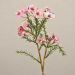 Konstgjord vaxblomma AISHA, rosa, 27cm, Ø1-1,5cm