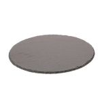 Rund underlägg i skiffer MARIANO, antracit, 0,7cm, Ø30cm
