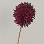 Konstgjord blomsterlök av skumplast MERAL, vinröd, 80cm, Ø14cm