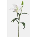 Konstgjord blomma, tigerlilja MIXLON, vit, 55cm, Ø13cm