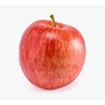 Dekorationsäpple ATINDO, röd-orange, 8cm, Ø8,5cm