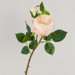 Konstgjord kålros MIRETTA, rosa-grön, 60cm, Ø3-9cm