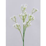 Konstgjord slöjblomma CECILIA, vit, 70cm, Ø1cm