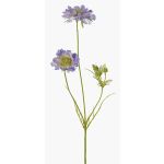 Konstgjord kvist Scabiosa ANDIA, blå-lila, 80cm, Ø8-10cm
