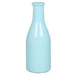 Glasflaska ANYA, ljusblå, 18cm, Ø6,5cm