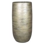 Keramikvas AGAPE med ådring, guld, 50cm, Ø24,5cm
