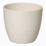 Blomkruka TEHERAN BASAR, keramik, krämfärgad, 12cm, Ø13,5cm
