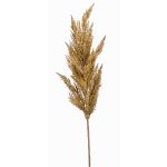 Konstgjord gren med pampasgräsrispe BATERNO, ljusbrun, 90cm