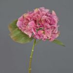 Konstblomma hortensia AMARILDO, cerise-grön, 50cm, Ø16cm