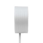 Dubbel satinband VIPKE, vitt, 50m, 6mm