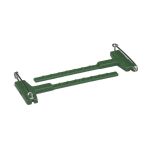 Bröllopsnål TIBANA med plastfäste, 25 st, grön, 6,4cm