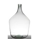 Glasballong JENSON, återvunnen, klargrön, 50cm, Ø34cm, 25L