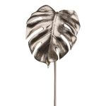 Konstgjort blad av Philodendron Monstera Deliciosa MINLAS, guld, 40cm