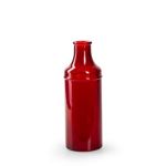 Flaschenvase NALDIA aus Glas, rot, 18,5cm, Ø7cm