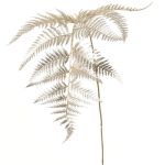 Konstgjord svärdfarnskvist NALFHY, metallic-silver-guld, 80cm