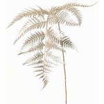 Konstgjord svärdfarnskvist NALFHY, metallic-silver-guld, 80cm