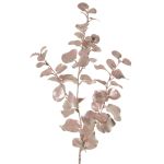 Konstgjord eukalyptusgren MALFHY, metallic-ljusrosa, 75cm
