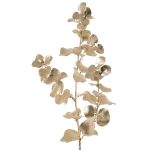 Konstgjord eukalyptusgren MALFHY, metallic-silver-guld, 75cm
