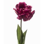 Konstgjord papegojatulpan LIOMARA, mörklila, 65cm, Ø9cm