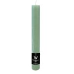 Stavljus AURORA, mintgrönt, 28cm, Ø3,5cm, 30 timmar - Tillverkat i Tyskland