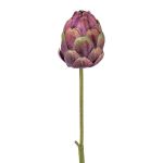 Konstgjord grönsak, kronärtskocka BABBYS, aubergine, 85cm
