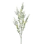 Konstgjord ligustergren SLONTE med blommor, grön, 75cm
