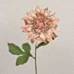 Konstgjord sammetdahlia MINBU, rosé, 60cm, Ø17cm