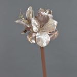 Sammet Amaryllis konstblomma KIRSTY, ljuslila, 70cm, Ø13-15cm