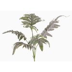 Konstgjord guldprickig ormbunke BROMIA på stickpinne, grön, 70cm