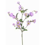 Konstgjord trichterblomma, gren IORDANIS, lila-grön, 80cm, Ø3-5,5cm
